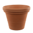 Extra large plastic terracotta pot