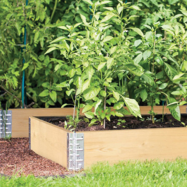 wooden planter box for gardens at gardenesque