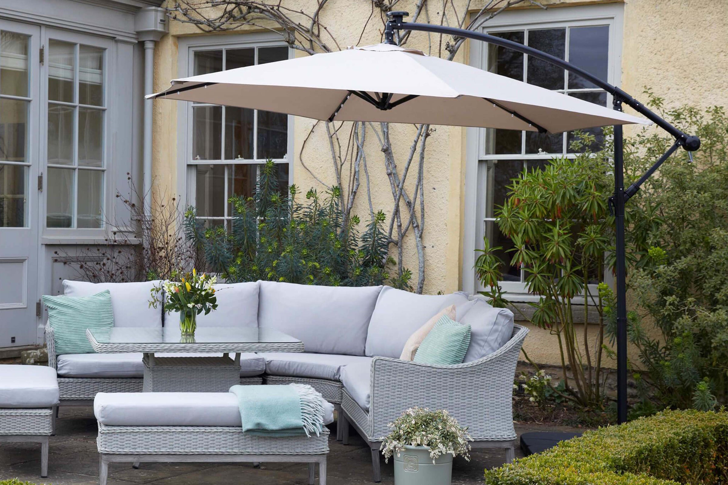 Garden Parasols available at Gardenesque