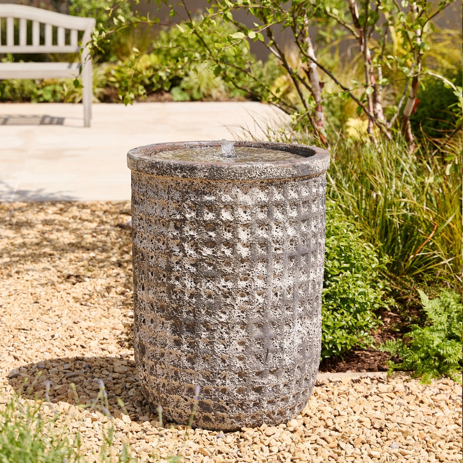 Arden Tall Glaze Courtyard Water Feature