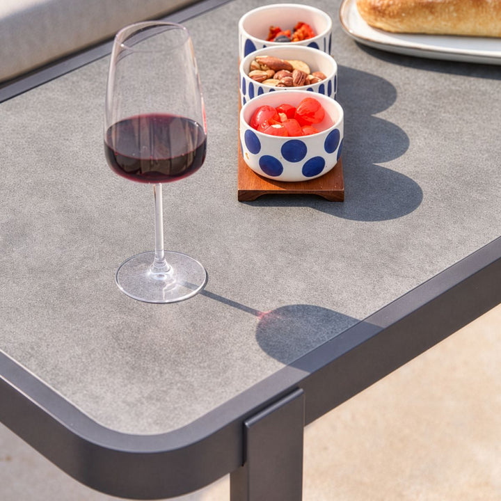 Camden 6 Seater | Metal Casual Dining Set - Anthracite