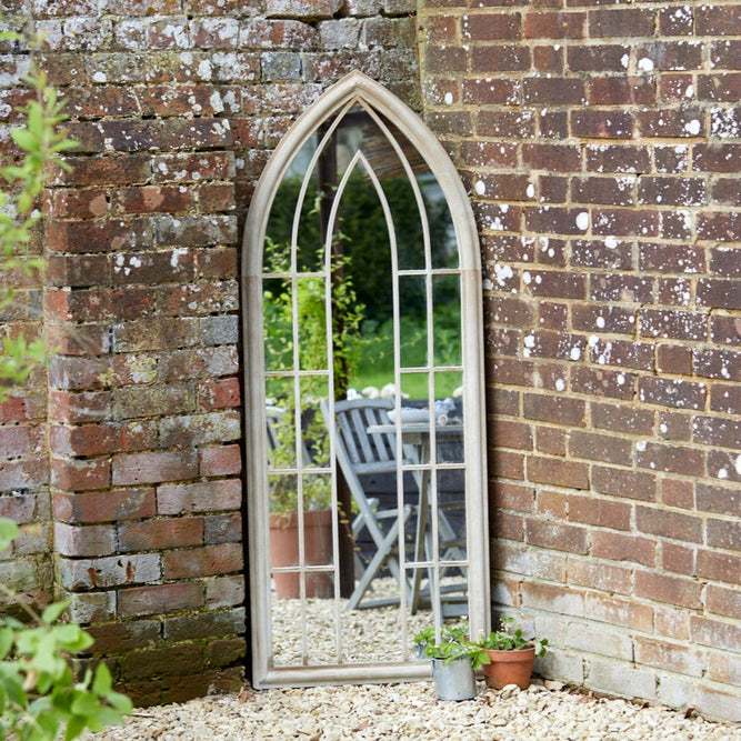 Tall Framed Chapel Arch | Garden Mirror