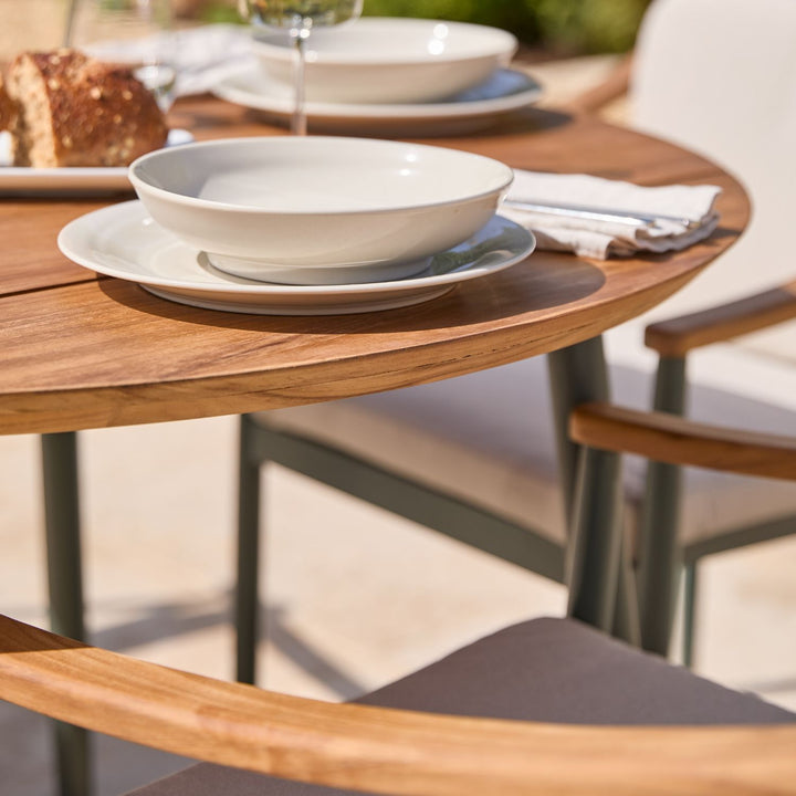 Hampstead Metal | Round Dining Set