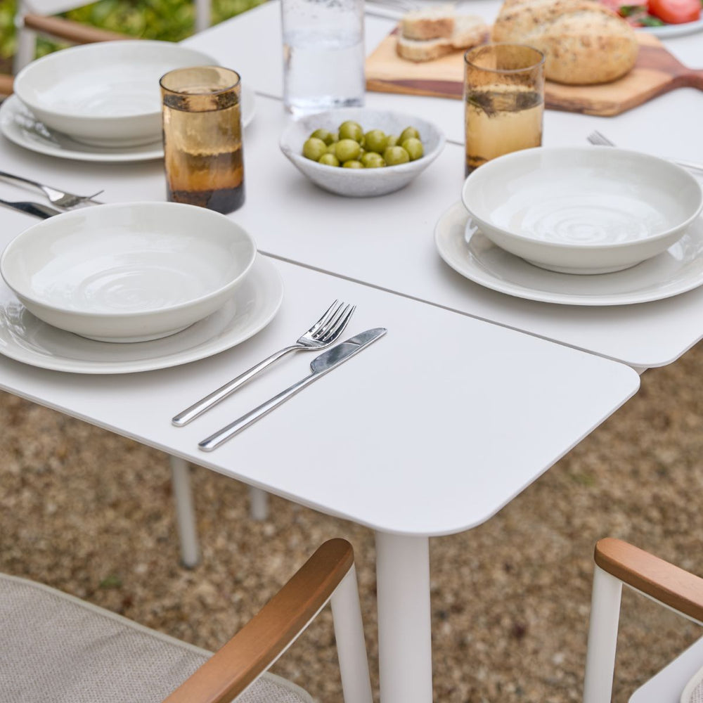 Hoxton 6 Seater | Metal Garden Dining Set