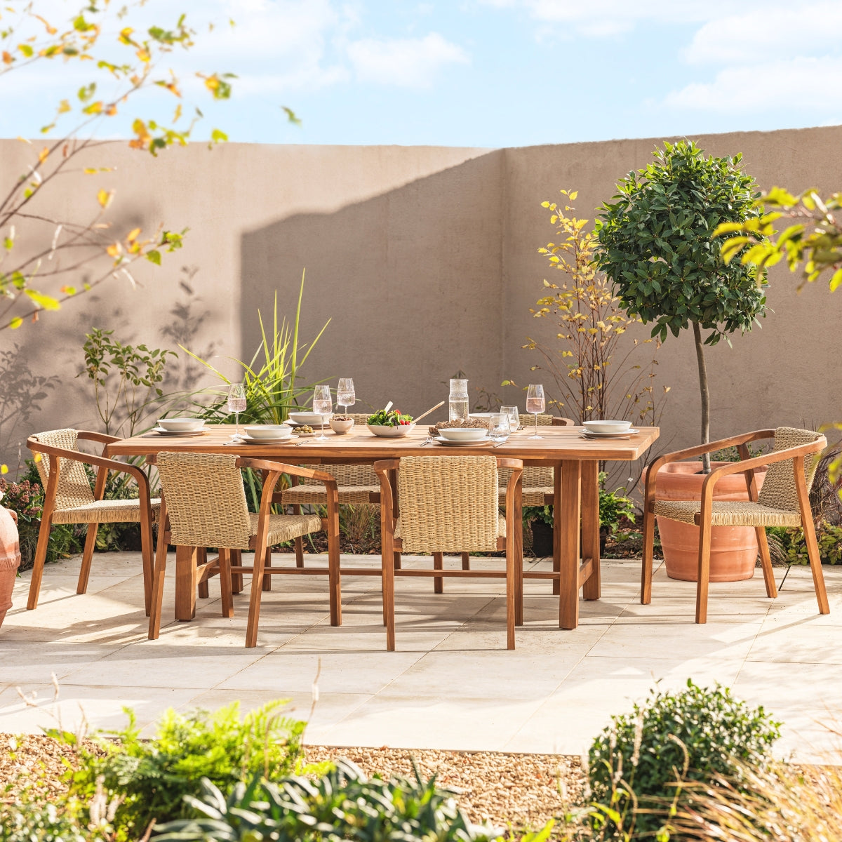 Wooden Garden Dining Set