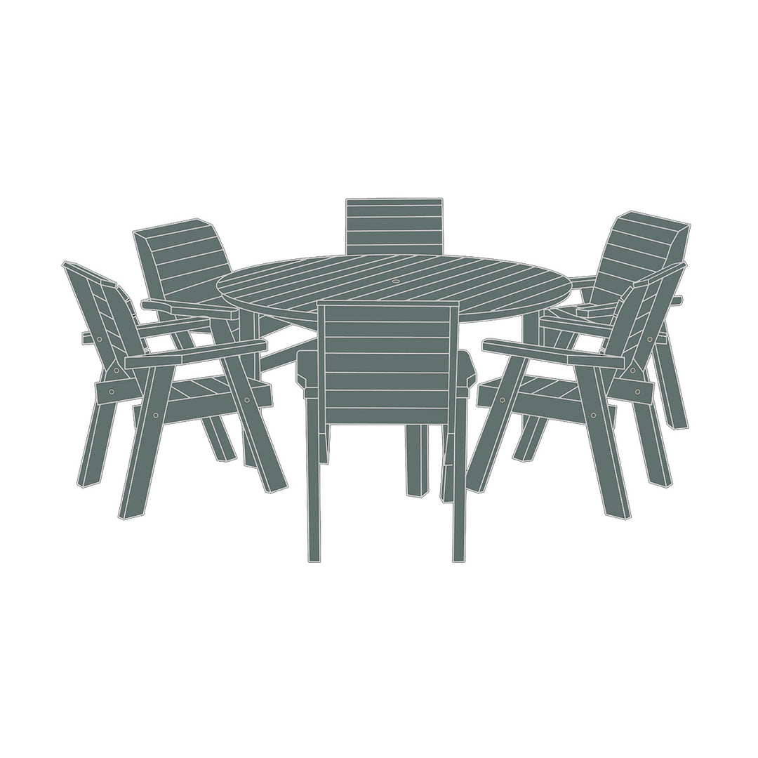 Round 6 Seater Set  | Furniture Cover