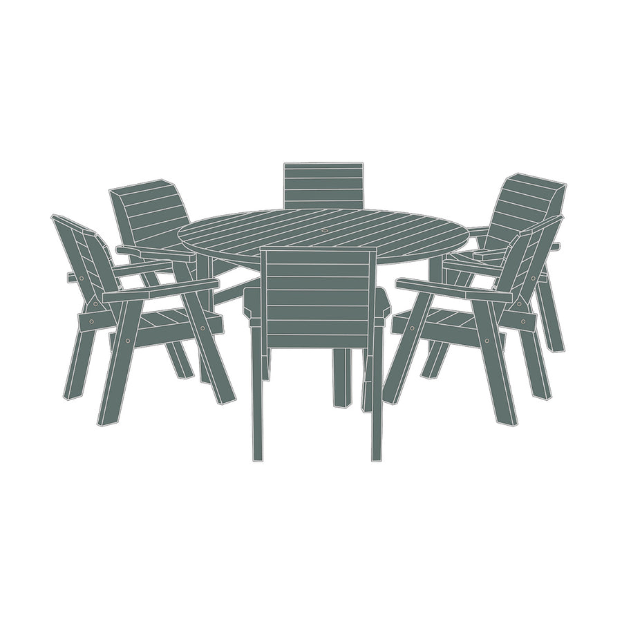 Round 6 Seater Set  | Furniture Cover