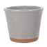 William Morris part glazed planter grey