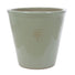 mint green glazed planter RHS