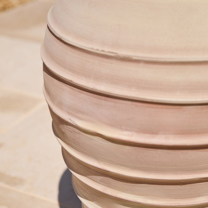 Rhea Ribbed | Terracotta Urn Planter