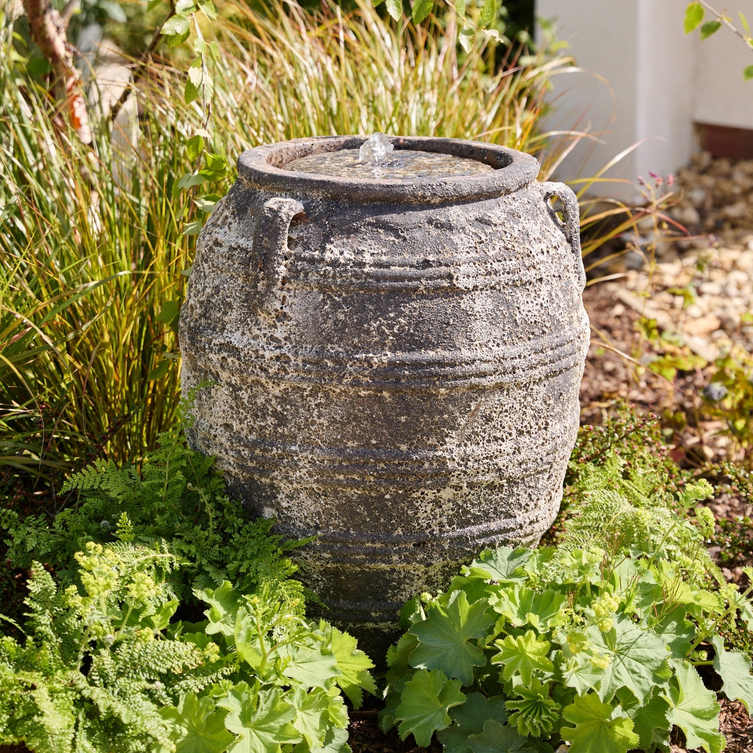 Sable Glaze Vase Water Feature