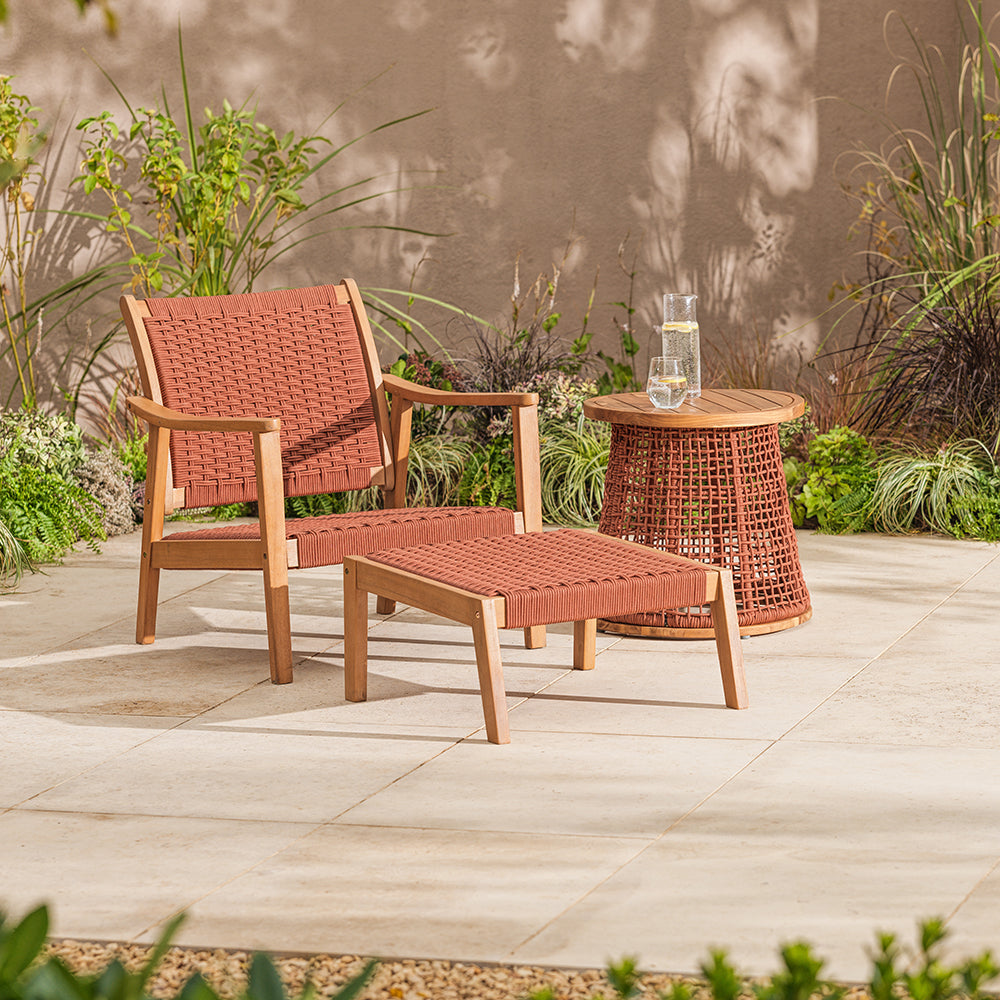 Rope Lounge Chair & Table