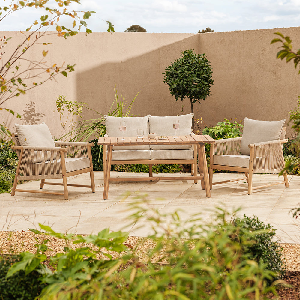 Rope Casual Dining Set 4 Seater