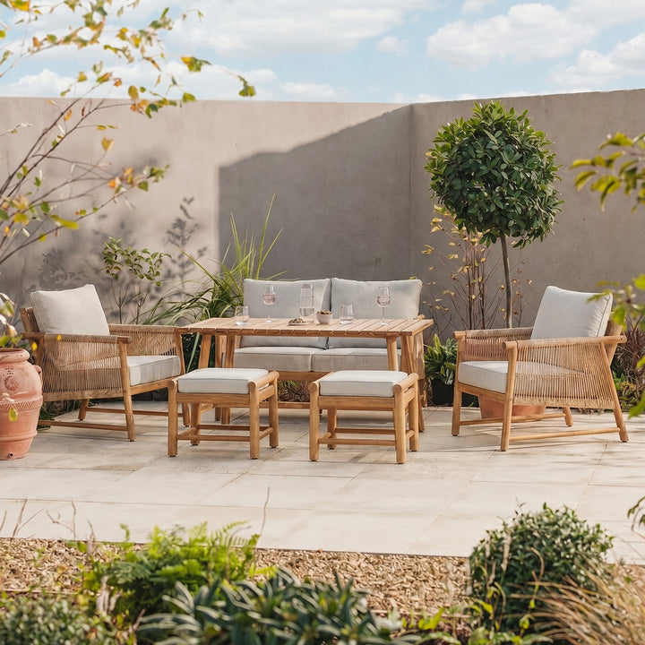 Stanley All-weather Wicker | Casual Dining Set - 6 Seater