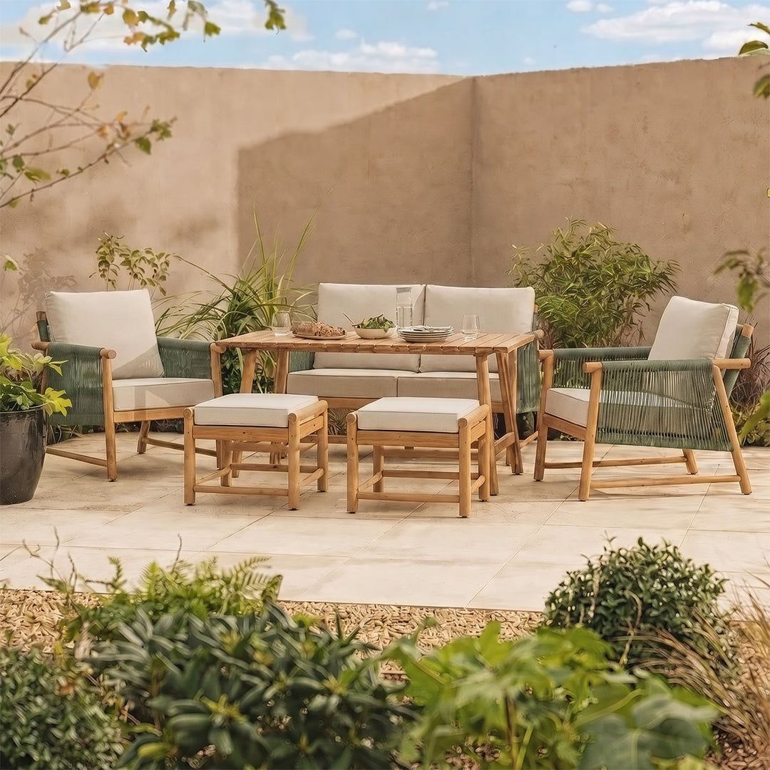 Stanley Rope | Casual Dining Set - 6 Seater