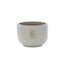 RHS low bowl planter white