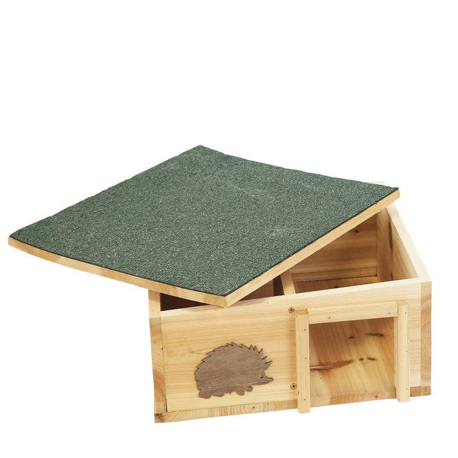 Wooden with Green Roof | Hedgehog House
