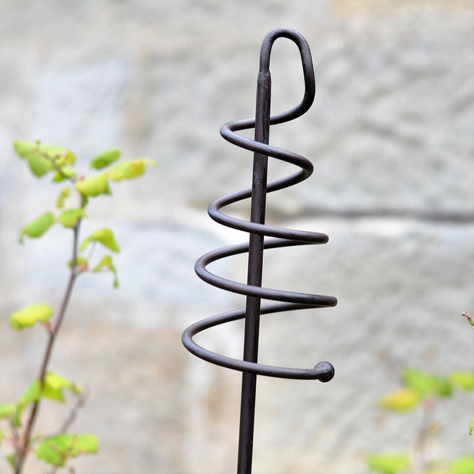 Cast Iron Twisted Cone Plant Support - 155cm available at gardenesque