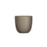 17cm taupe indoor ceramic plant pot