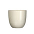 22cm gloss cream indoor ceramic plant pot