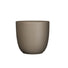 25cm taupe indoor ceramic plant pot