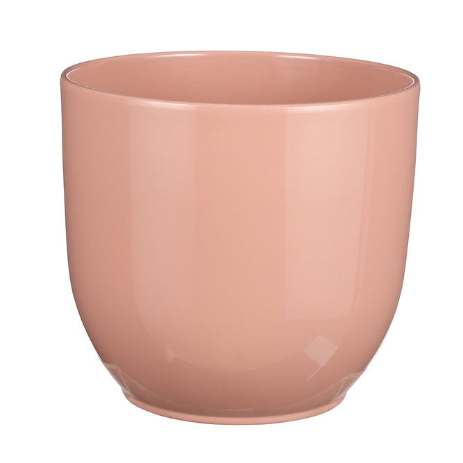 28cm gloss pink indoor ceramic plant pot