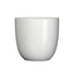 28 cm gloss white indoor ceramic plant pot