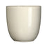 Gloss Cream Ceramic Indoor Plant Pot - 31cm at Gardenesque