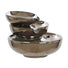 Premium Ceramic 3 Tier Water Feature with LED Light - Gardenesque