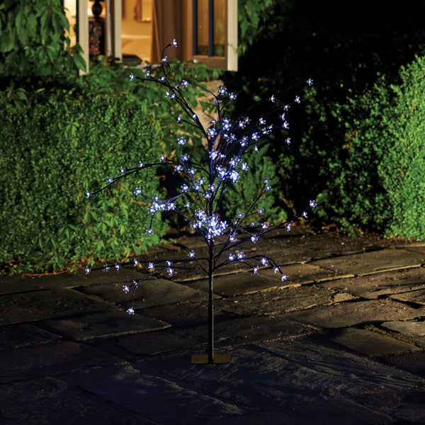 4 Foot Solar Blossom Tree 3 Lumens at Gardenesque