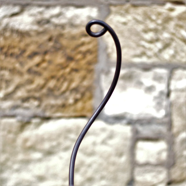 Double Twist Cast Iron Plant Support - 5ft (155cm) -gardenesque