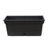 78cm large black plastic trough planter