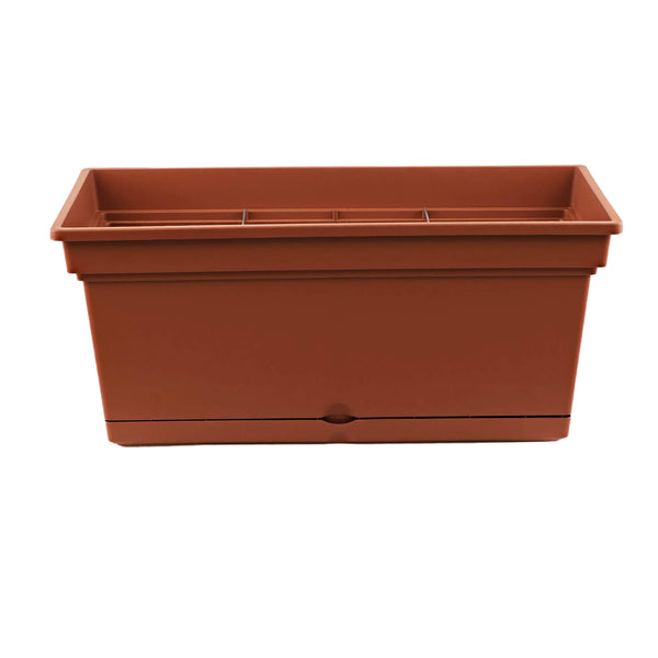 78cm large plastic trough planter