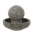 Salt Glaze Sphere Water Feature with Pump - Gardenesque