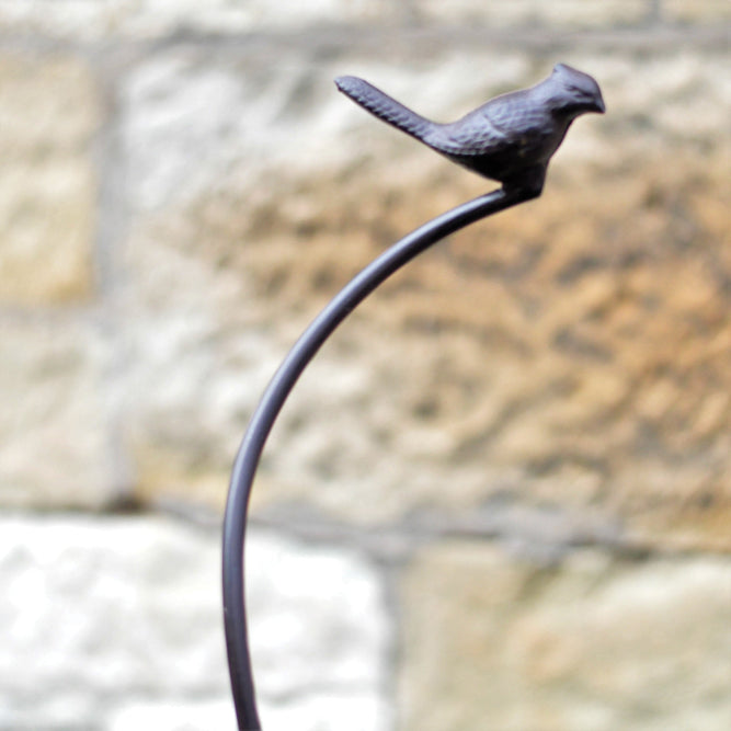 Bird Cast iron Plant Support - 5ft (155cm) available at gardenesque