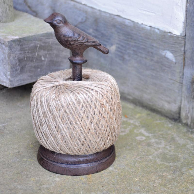 Garden Twine and Ornamental Bird Dispenser available at Gardenesque