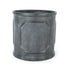 Charcoal Grey Plant Pots Outdoor - Lightweight Faux-Lead Cylinders - 6 Sizes - Gardenesque