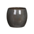 Charcoal Grey Round Indoor Plant Pot 20cm available at Gardenesque