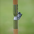 Cream Plain Fringed Garden Parasol with Metal Parasol Base