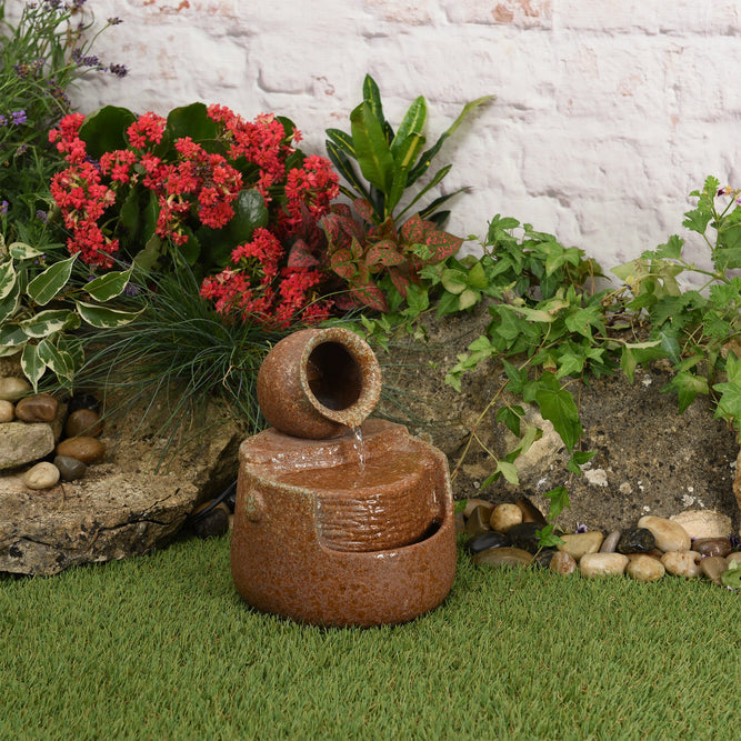 Tuscan Style Indoor Water Features with Pump - Gardenesque