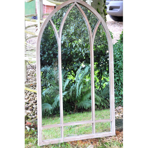 Dorchester Arch Garden Mirror available at gardenesque