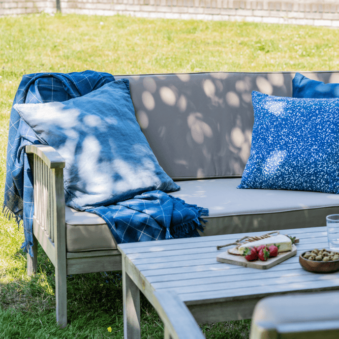 Blue outdoor patio chairs deals