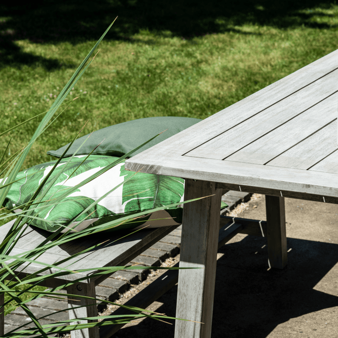 Repton Picnic Style Wooden Table and Benches Furniture Set - Gardenesque