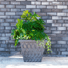 Clayton Square Verdigris Green Fibreclay Resin Planter - 2 Sizes - Gardenesque