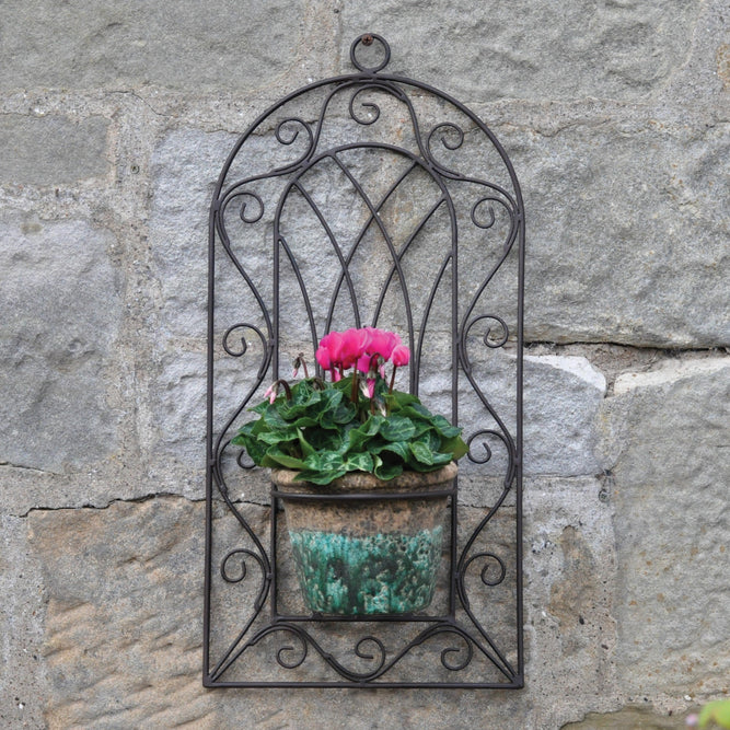 Single Pot Metal Wall Planter