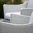 Grey 4 Piece Rattan Garden Furniture Set with Table - Paxton at Gardenesque