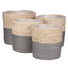 Grey Woven Basket Indoor Plant Pot - 4 Sizes available at Gardenesque