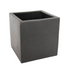 Ida Black Square Garden Plant Pot at Gardenesque