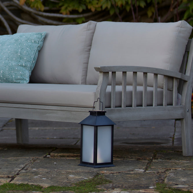 LED SOLAR HURRICANE LANTERN available at gardenesque.com 