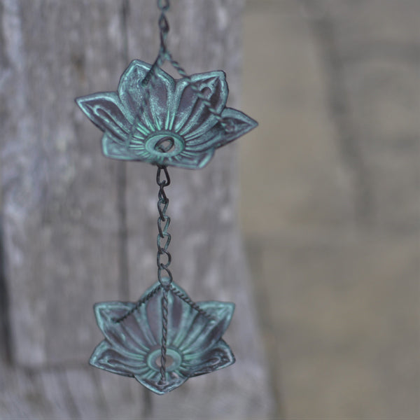 Lily Pad Garden Rain Chain